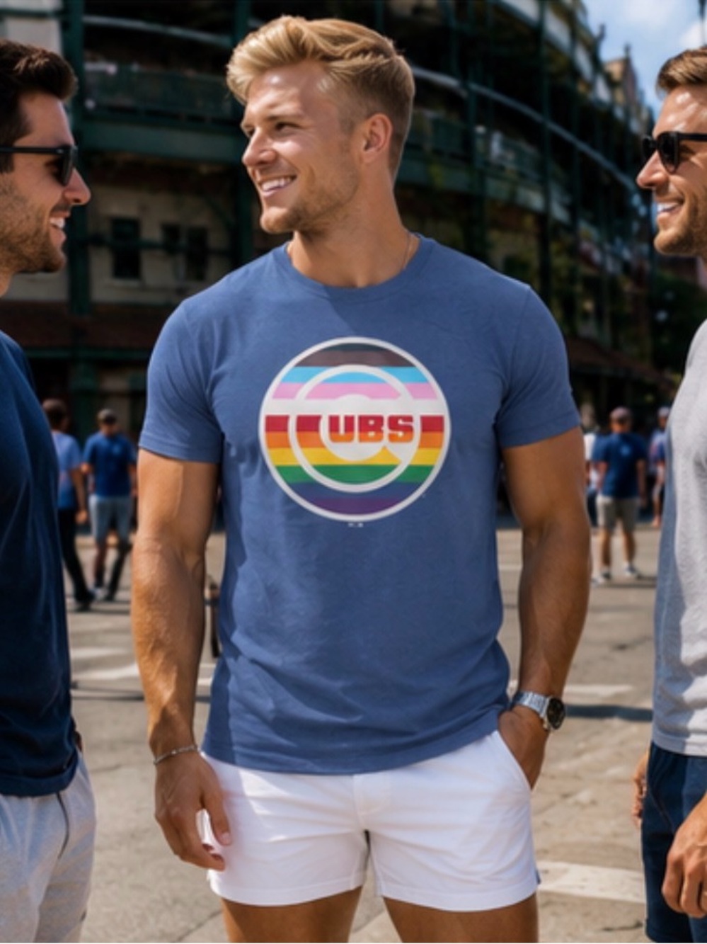 47 Brand Chicago Cubs Pride T-Shirt – Size Medium | Like New
